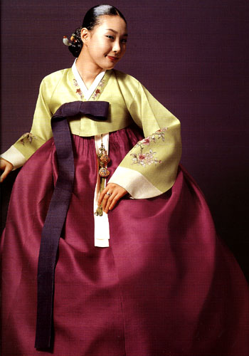  hanbok - tradycyjne wdzianko koreańskie